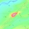 Traprain Law topographic map, elevation, terrain