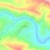Rondekop topographic map, elevation, terrain