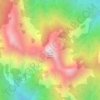 Quinn Peak topographic map, elevation, terrain