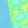 Maravante topographic map, elevation, terrain