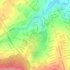 Rose Gardens topographic map, elevation, terrain