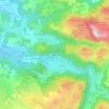 Salsignac topographic map, elevation, terrain