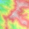 Chiricahua Peak topographic map, elevation, terrain