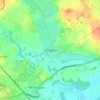 Hindford topographic map, elevation, terrain