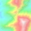 Yemit topographic map, elevation, terrain
