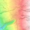 Les Trois Bassins topographic map, elevation, terrain