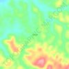 milimba topographic map, elevation, terrain