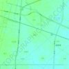 南奇 topographic map, elevation, terrain