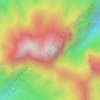 Mount Kitanglad topographic map, elevation, terrain
