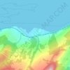Bunchrew topographic map, elevation, terrain