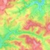 Blechen topographic map, elevation, terrain