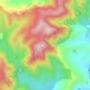 Whakaari topographic map, elevation, terrain