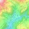 Le Sépey topographic map, elevation, terrain