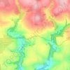 Wenmouth Cross topographic map, elevation, terrain