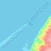 Restinga topographic map, elevation, terrain