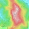 Mount Alexander topographic map, elevation, terrain