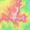 Cimon del Froppa topographic map, elevation, terrain