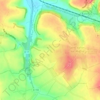 En l'Ormot topographic map, elevation, terrain