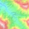 Matebeleng Ha Ntina topographic map, elevation, terrain