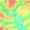 Orcheston topographic map, elevation, terrain