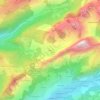 Ubine topographic map, elevation, terrain