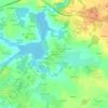 Les Genets topographic map, elevation, terrain