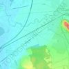 Les Rousses topographic map, elevation, terrain