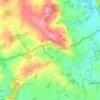 Ridgeway Cross topographic map, elevation, terrain