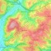 Großlöderich topographic map, elevation, terrain