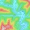 Laujol topographic map, elevation, terrain