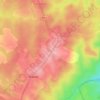 Ngite topographic map, elevation, terrain