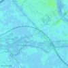 Zwartendijk topographic map, elevation, terrain