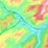 盐塘 topographic map, elevation, terrain