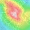 Levi Ski Resort topographic map, elevation, terrain