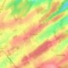 Fraiture topographic map, elevation, terrain
