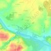 Les Places topographic map, elevation, terrain