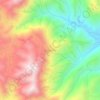 Katembe topographic map, elevation, terrain