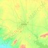 Masvingo topographic map, elevation, terrain