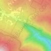 Upper Japanese Falls topographic map, elevation, terrain