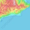 Varigotti topographic map, elevation, terrain