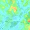 Kampung Krubong topographic map, elevation, terrain