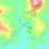 Byrne topographic map, elevation, terrain