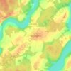 Щеколдино topographic map, elevation, terrain