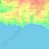 Porsac'h topographic map, elevation, terrain