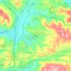 Beita topographic map, elevation, terrain