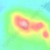 Snowshoe Mountain topographic map, elevation, terrain