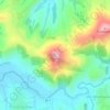 Pulane topographic map, elevation, terrain