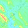 Dende topographic map, elevation, terrain