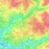 Cul Noir topographic map, elevation, terrain