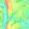 Allscott topographic map, elevation, terrain